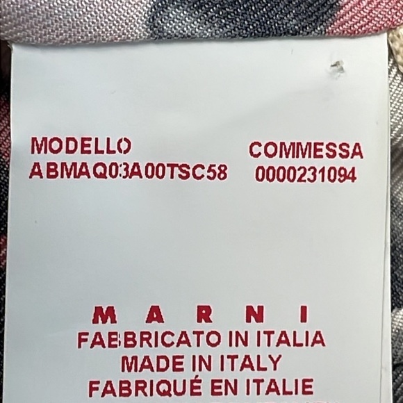 Marni Stampe Bright Pink Silk Dress in Raspberry Watercolor Floral Sz 38 - Picture 12 of 15